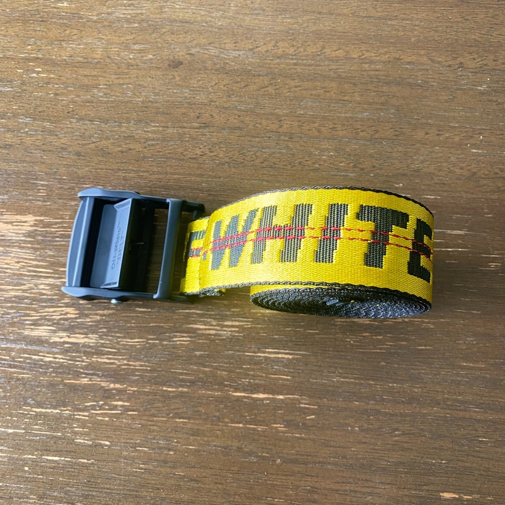 *Authentic Off White Belt*